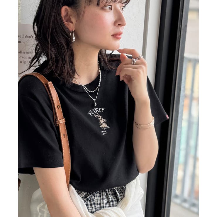 可愛いだけとは言わせない！刺繍コンパクトフライスTシャツアニマルシリーズ（半袖） | Classical Elf  | 詳細画像42 
