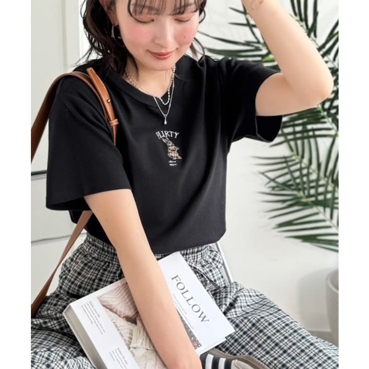 可愛いだけとは言わせない！刺繍コンパクトフライスTシャツアニマルシリーズ（半袖） | Classical Elf  | 詳細画像45 