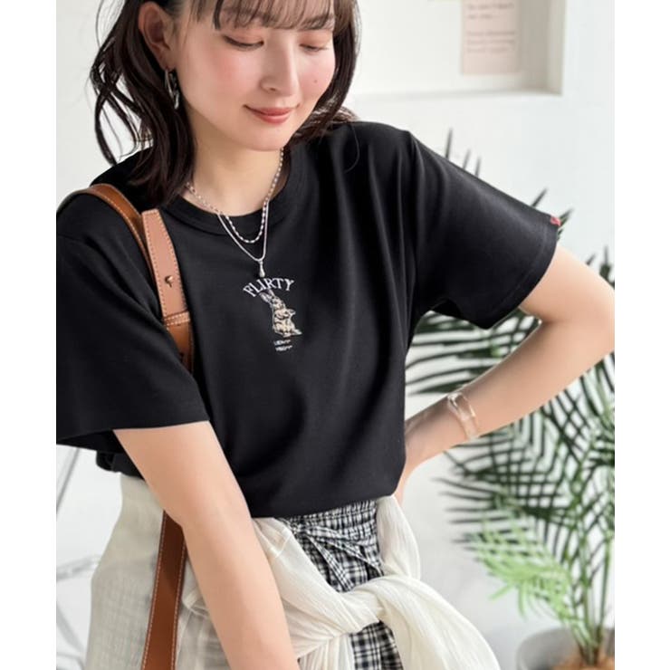 可愛いだけとは言わせない！刺繍コンパクトフライスTシャツアニマルシリーズ（半袖） | Classical Elf  | 詳細画像47 