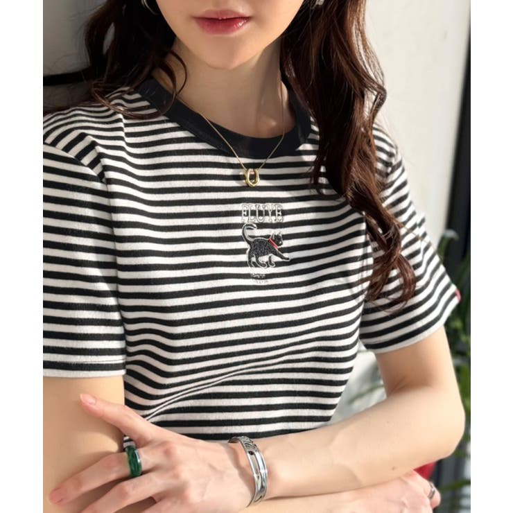 可愛いだけとは言わせない！刺繍コンパクトフライスTシャツアニマルシリーズ（半袖） | Classical Elf  | 詳細画像49 
