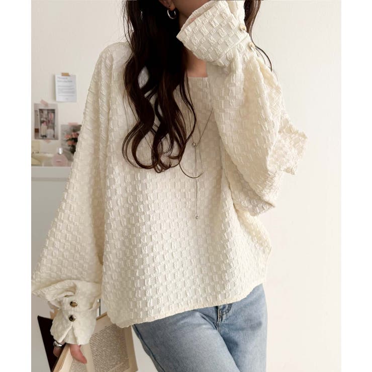 ゆるっとオトナのこなれ感。フクレジャガードプルオーバー（長袖） | Classical Elf  | 詳細画像6 