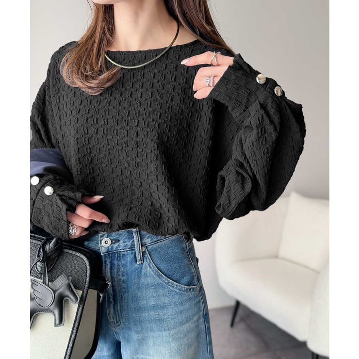 ゆるっとオトナのこなれ感。フクレジャガードプルオーバー（長袖） | Classical Elf  | 詳細画像16 