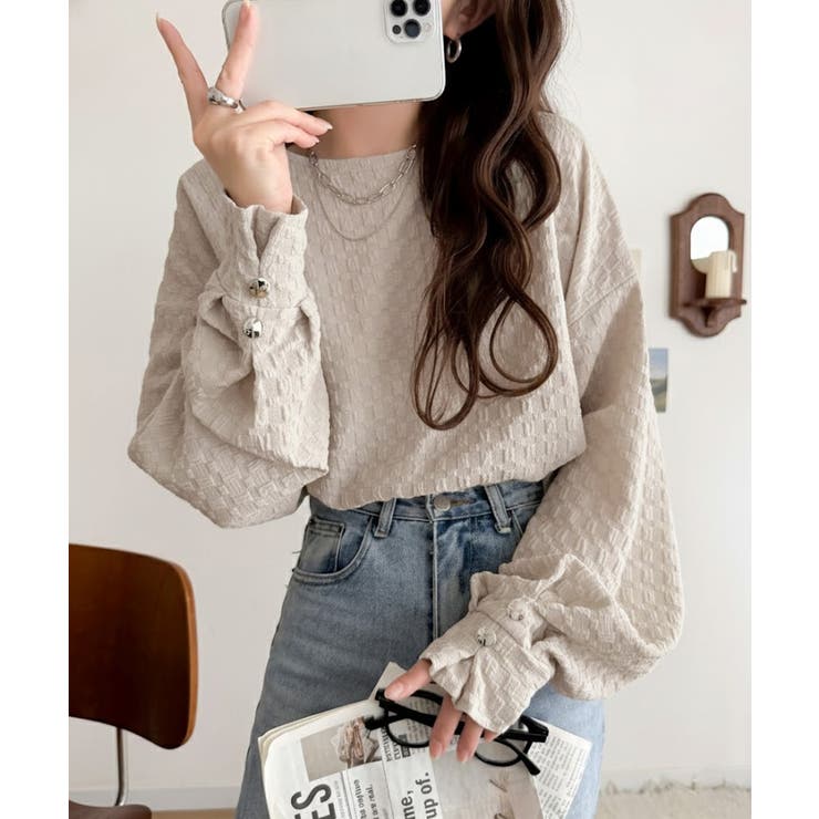 ゆるっとオトナのこなれ感。フクレジャガードプルオーバー（長袖） | Classical Elf  | 詳細画像25 