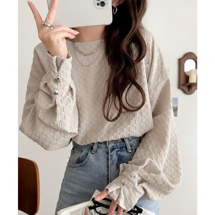 ゆるっとオトナのこなれ感。フクレジャガードプルオーバー（長袖） | Classical Elf  | 詳細画像27 