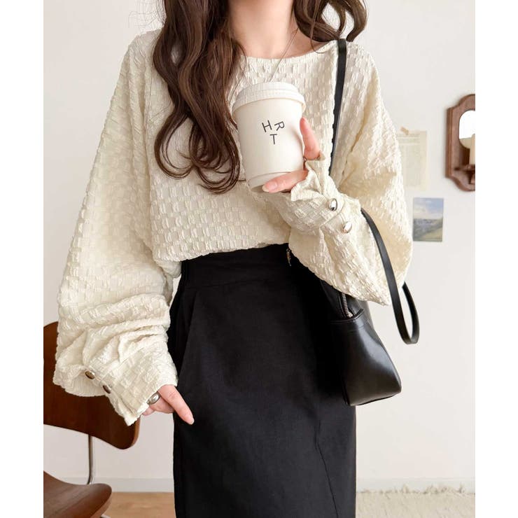 ゆるっとオトナのこなれ感。フクレジャガードプルオーバー（長袖） | Classical Elf  | 詳細画像1 