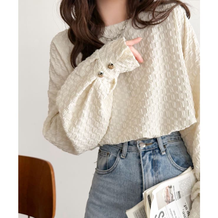 ゆるっとオトナのこなれ感。フクレジャガードプルオーバー（長袖） | Classical Elf  | 詳細画像2 