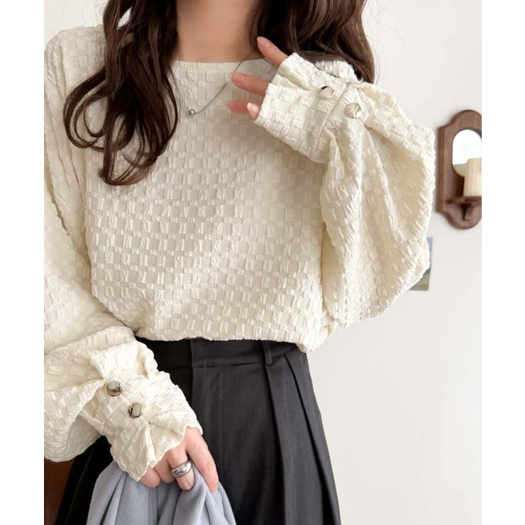 ゆるっとオトナのこなれ感。フクレジャガードプルオーバー（長袖） | Classical Elf  | 詳細画像5 