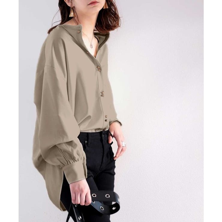 際立つ光沢感。2wayダブルボタンシャツ[品番：WZ000003965]｜Classical