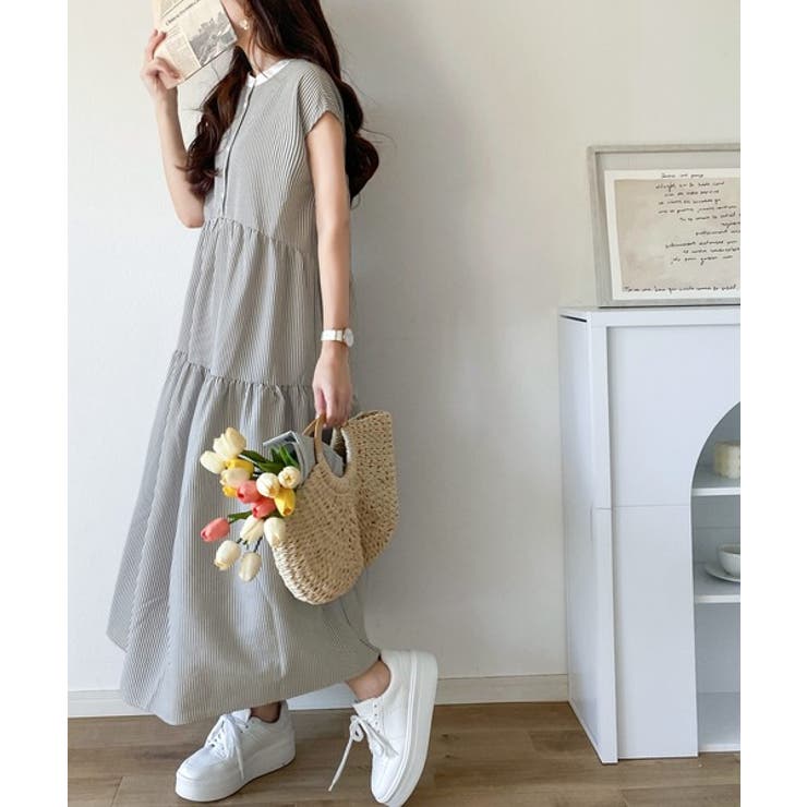 360度きゅんっ。バックリボン ティアードワンピース | Classical Elf  | 詳細画像7 