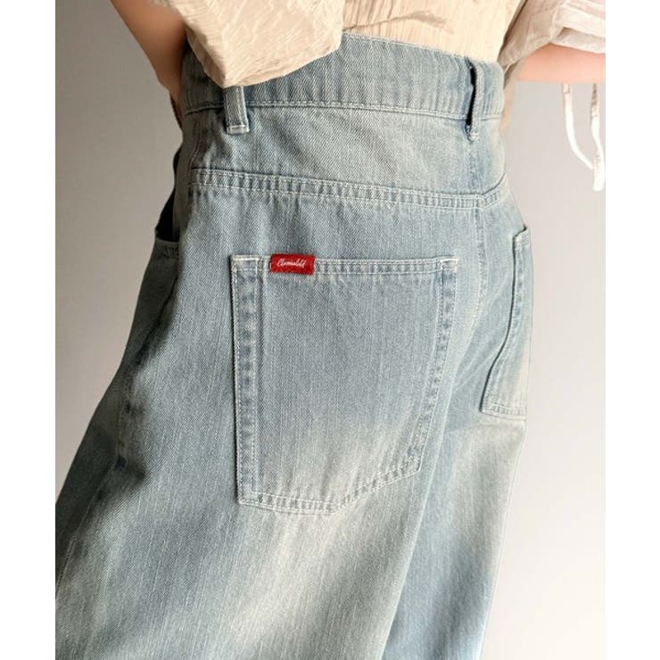 大人カジュアルをお洒落に格上げ。ドロスト紐付きカーブイージーデニムパンツ | Classical Elf  | 詳細画像19 