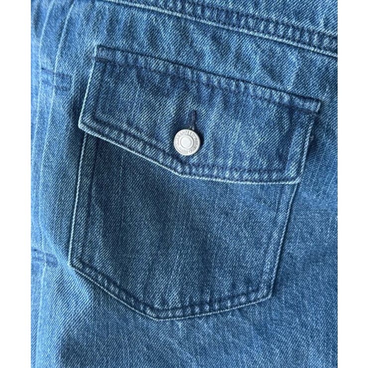 1枚で旬顔コーデ♪綿100％セーラーカラージップアップデニムジャケット（ショート… | Classical Elf  | 詳細画像32 