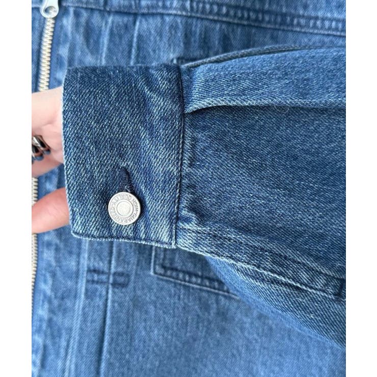 綿ツイル インクジェットプリント Levi's Wネーム
