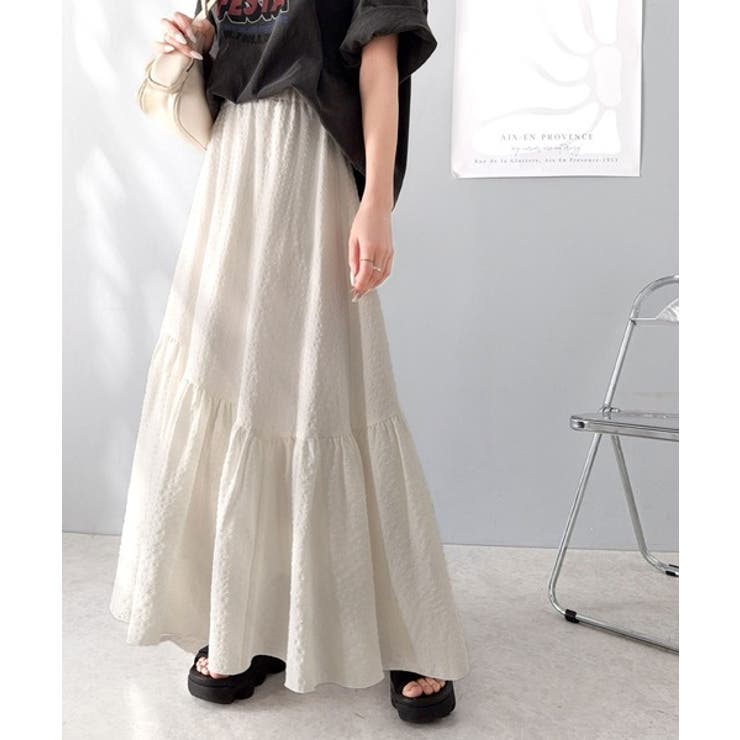 レトロなムードが大人可愛い。シアーサッカーアシンメトリーティアードスカート(ロン… | Classical Elf  | 詳細画像14