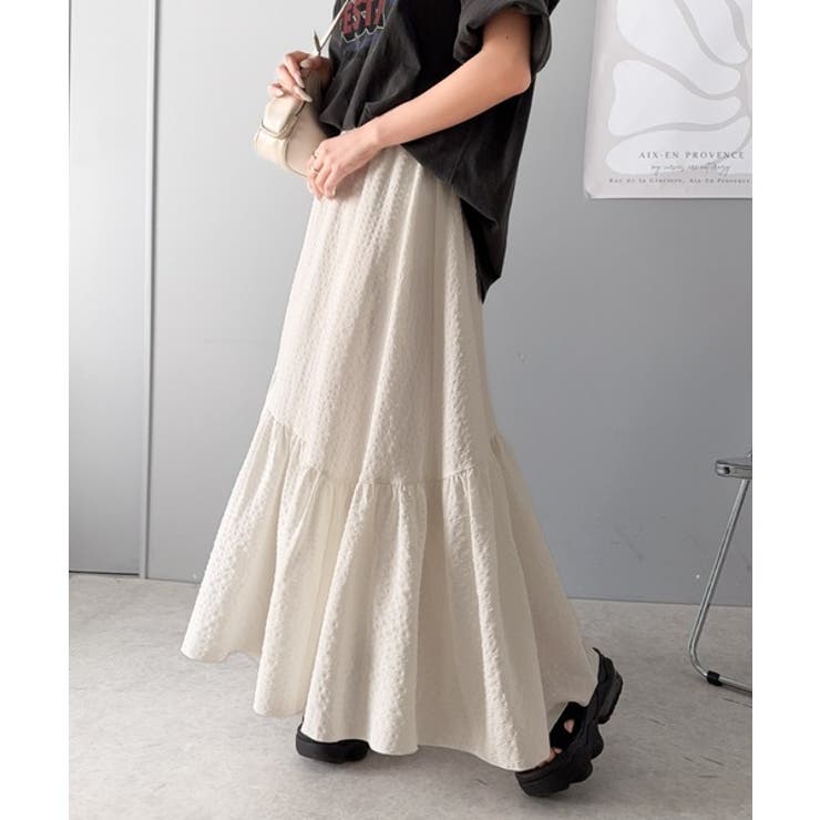 レトロなムードが大人可愛い。シアーサッカーアシンメトリーティアードスカート(ロン… | Classical Elf  | 詳細画像16