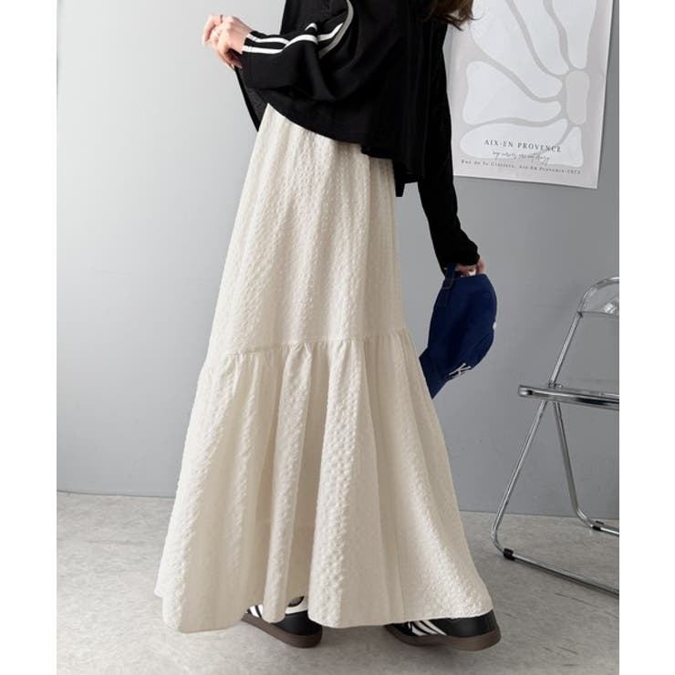 レトロなムードが大人可愛い。シアーサッカーアシンメトリーティアードスカート(ロン… | Classical Elf  | 詳細画像33