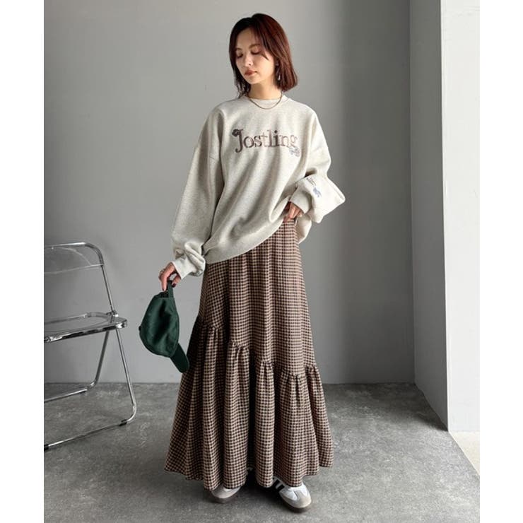 レトロなムードが大人可愛い。シアーサッカーアシンメトリーティアードスカート(ロン… | Classical Elf  | 詳細画像57