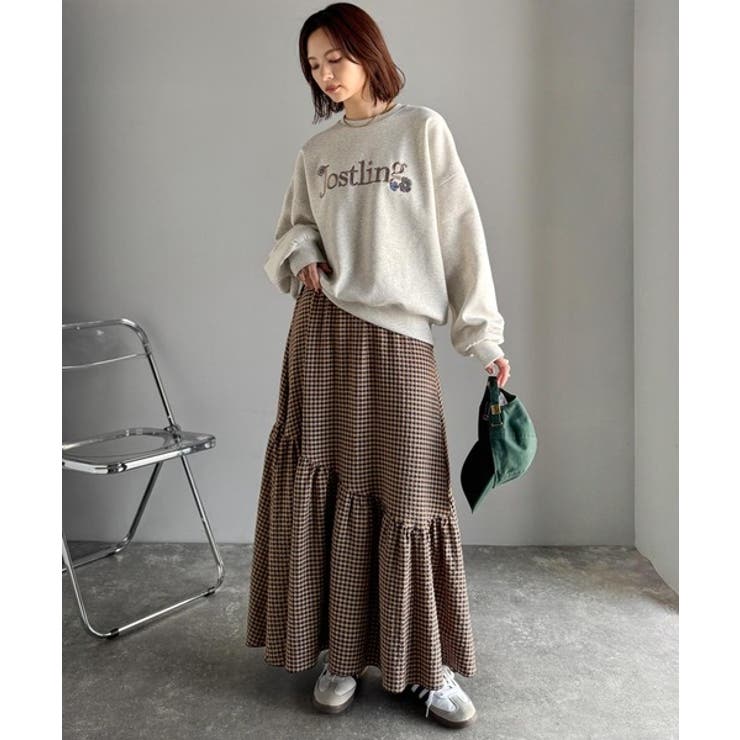 レトロなムードが大人可愛い。シアーサッカーアシンメトリーティアードスカート(ロン… | Classical Elf  | 詳細画像61