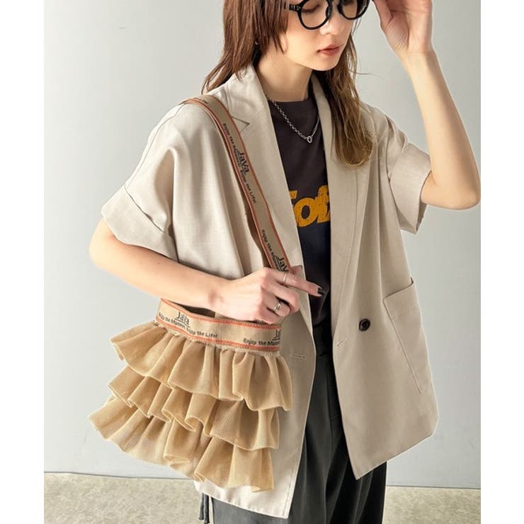 大人の抜け感を楽しむ。麻調シアードルマンショートスリーブジャケット | Classical Elf  | 詳細画像19 