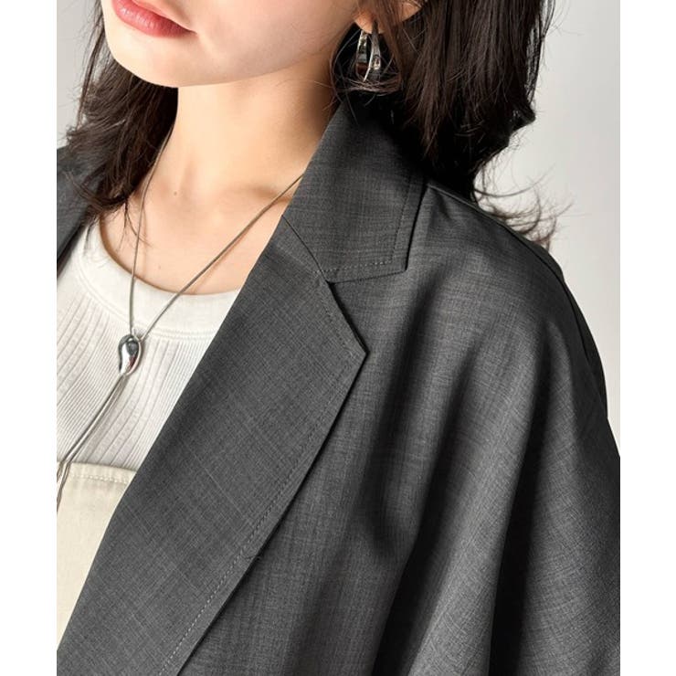 大人の抜け感を楽しむ。麻調シアードルマンショートスリーブジャケット | Classical Elf  | 詳細画像25 
