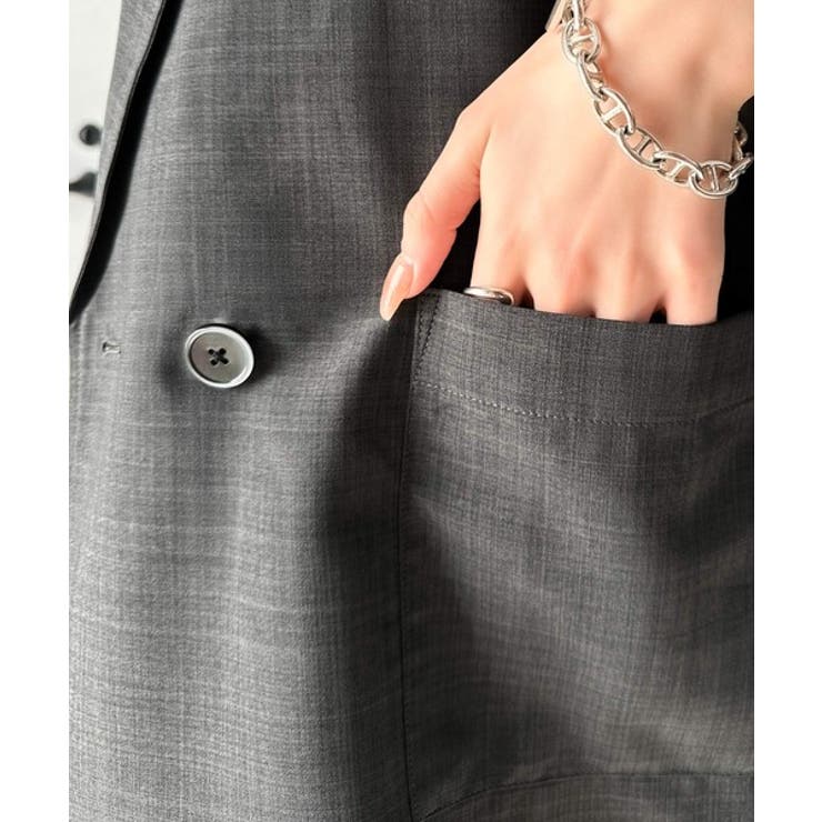 大人の抜け感を楽しむ。麻調シアードルマンショートスリーブジャケット | Classical Elf  | 詳細画像27 