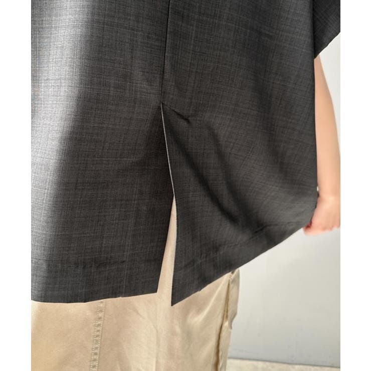 大人の抜け感を楽しむ。麻調シアードルマンショートスリーブジャケット | Classical Elf  | 詳細画像28 