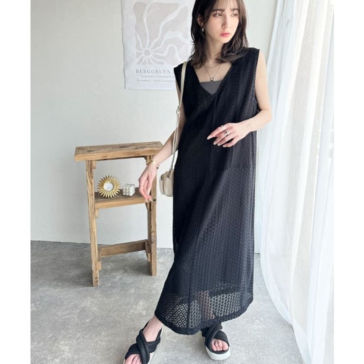 ヴィンテージ感漂う上品アイテム。前後2WAYレース切替ワンピース | Classical Elf  | 詳細画像14 