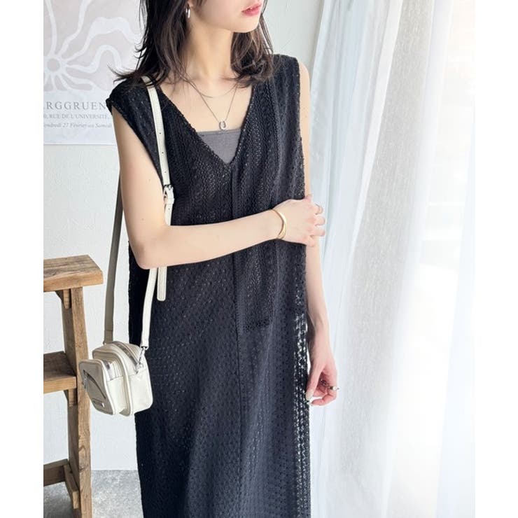 ヴィンテージ感漂う上品アイテム。前後2WAYレース切替ワンピース | Classical Elf  | 詳細画像15 