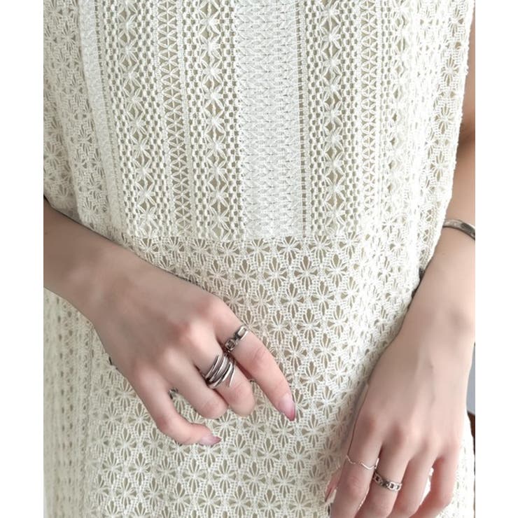 ヴィンテージ感漂う上品アイテム。前後2WAYレース切替ワンピース | Classical Elf  | 詳細画像21 