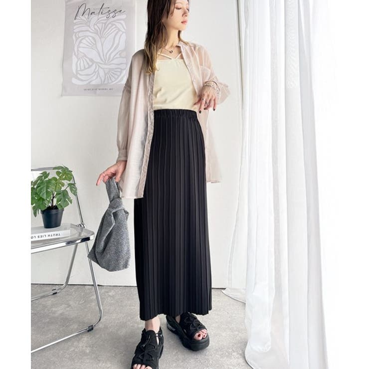 大人の"きちんと見え"を叶える。プリーツロングスカート | Classical Elf  | 詳細画像3 