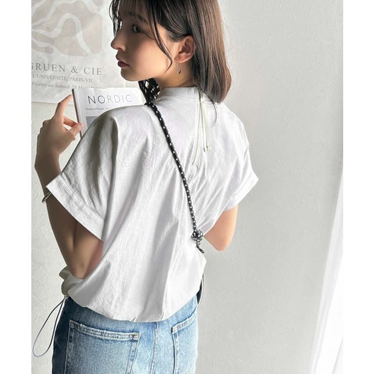 トレンドライクなデザイン。ドロスト付き機能Tee (半袖) | Classical Elf  | 詳細画像7 