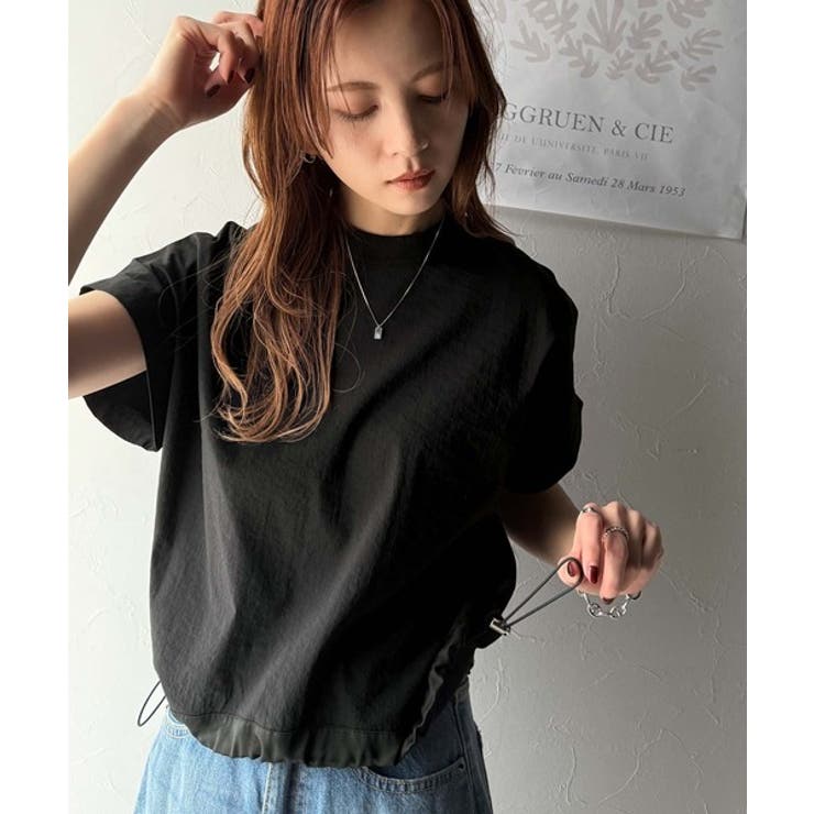 トレンドライクなデザイン。ドロスト付き機能Tee (半袖) | Classical Elf  | 詳細画像15 