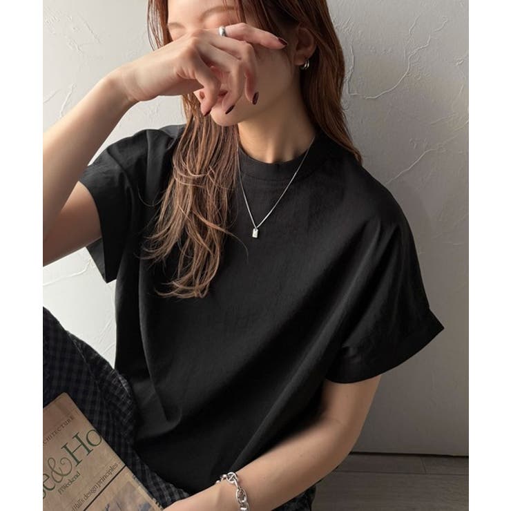 ブラック | トレンドライクなデザイン。ドロスト付き機能Tee (半袖) | Classical Elf 