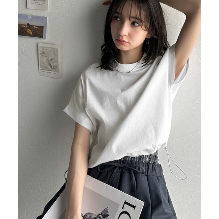 トレンドライクなデザイン。ドロスト付き機能Tee (半袖) | Classical Elf  | 詳細画像3 