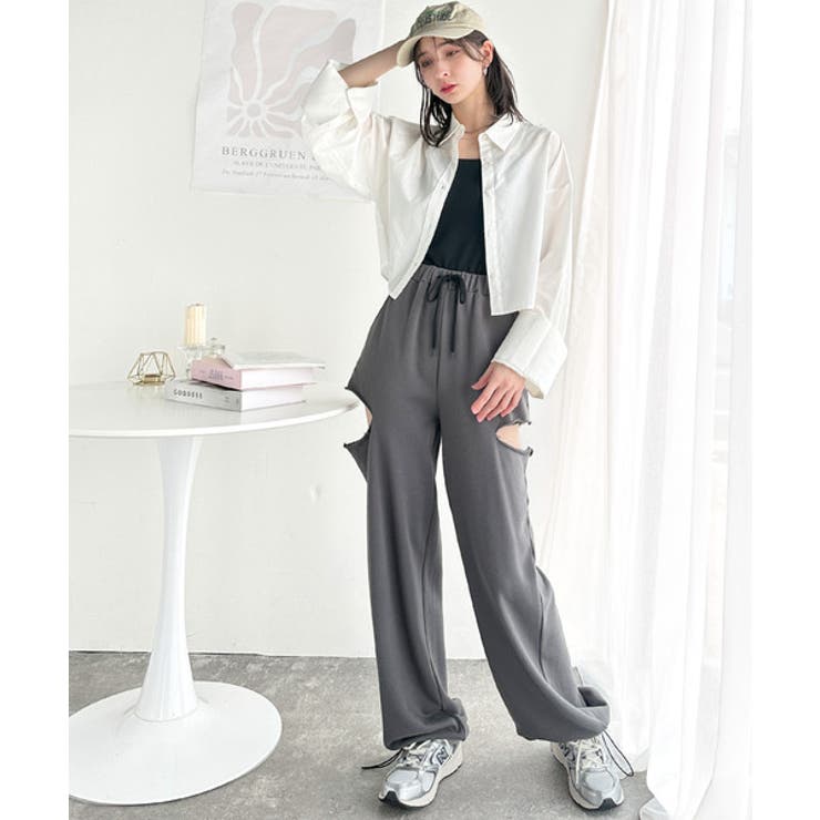 絶妙なバランスで着映え！マルチwayショート丈ロングワイドスリーブシャツ(ロール… | Classical Elf  | 詳細画像16 