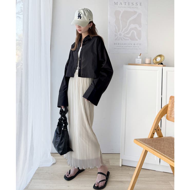 絶妙なバランスで着映え！マルチwayショート丈ロングワイドスリーブシャツ(ロール… | Classical Elf  | 詳細画像22 