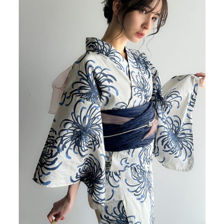 浴衣２点セット。クラシカルモダンな滝流れ浴衣（滝流れ浴衣・帯） | Classical Elf  | 詳細画像13 