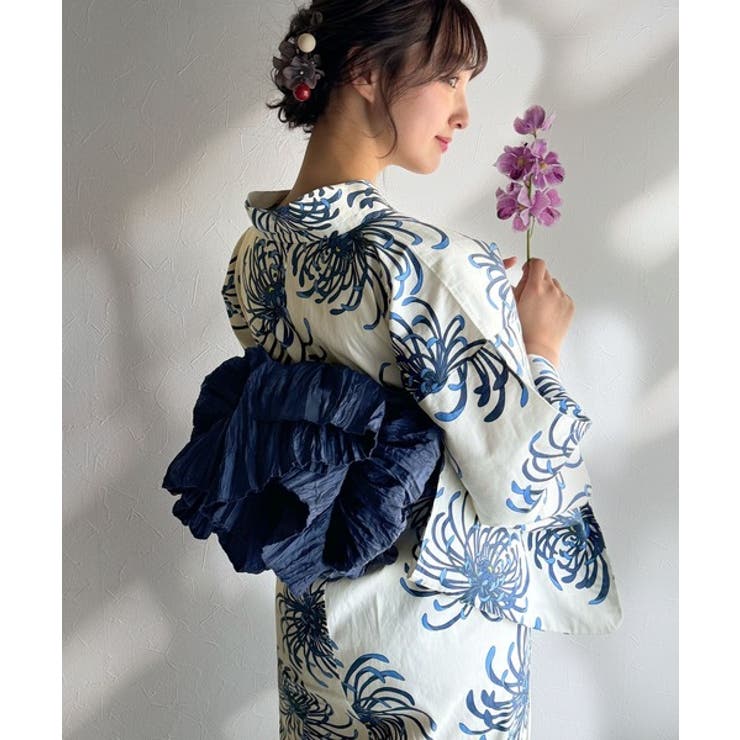 浴衣２点セット。クラシカルモダンな滝流れ浴衣（滝流れ浴衣・帯） | Classical Elf  | 詳細画像19 