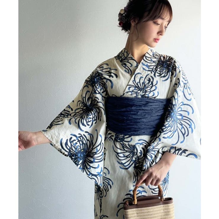 浴衣２点セット。クラシカルモダンな滝流れ浴衣（滝流れ浴衣・帯） | Classical Elf  | 詳細画像26 