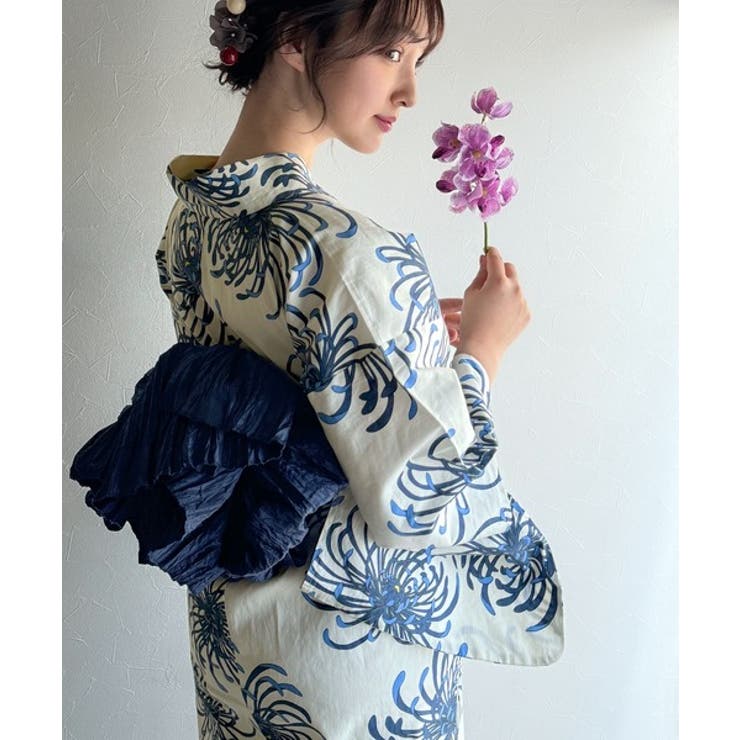 浴衣２点セット。クラシカルモダンな滝流れ浴衣（滝流れ浴衣・帯） | Classical Elf  | 詳細画像34 