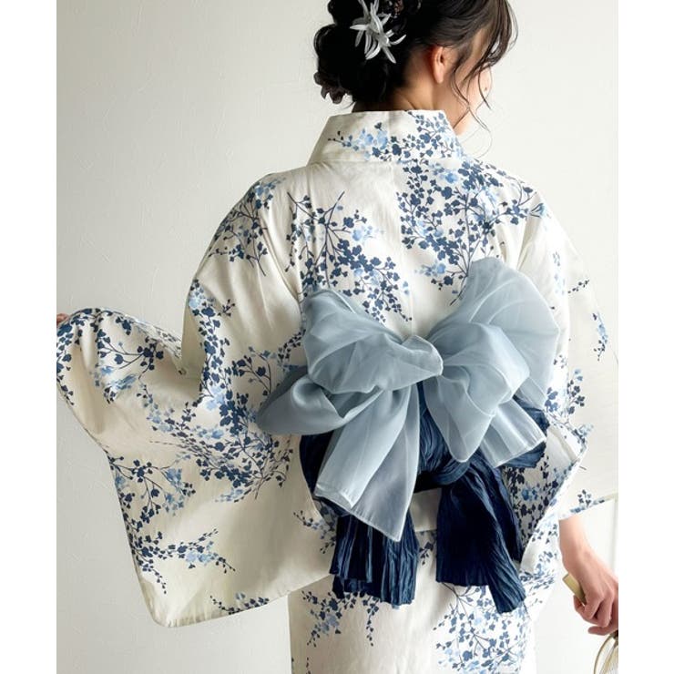 浴衣２点セット。クラシカルモダンな滝流れ浴衣（滝流れ浴衣・帯） | Classical Elf  | 詳細画像54 