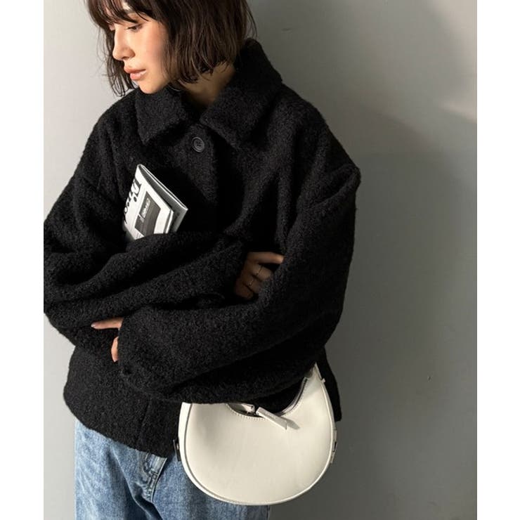 ボリューム感と抜け感の絶妙バランス。コクーン襟付きボアコート | Classical Elf  | 詳細画像11 