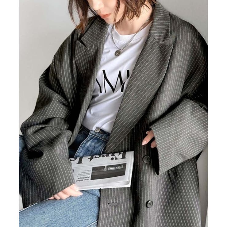 きちんと見えるのに、かたくない。袖タックダブルボタンテーラードジャケット（長袖） | Classical Elf  | 詳細画像11 