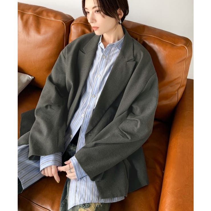 きちんと見えるのに、かたくない。袖タックダブルボタンテーラードジャケット（長袖） | Classical Elf  | 詳細画像27 