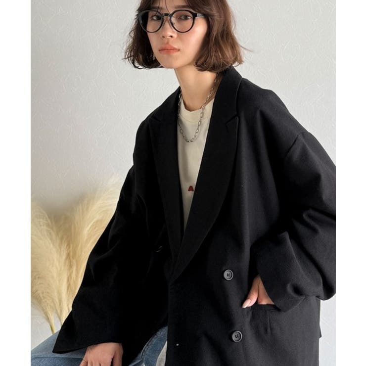 きちんと見えるのに、かたくない。袖タックダブルボタンテーラードジャケット（長袖） | Classical Elf  | 詳細画像6 