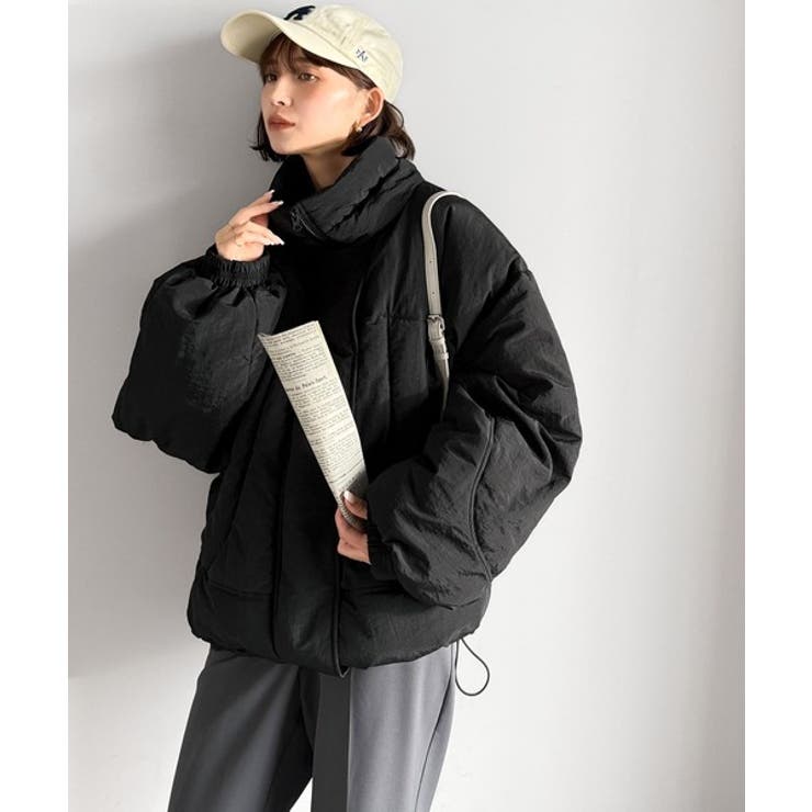 防寒もお洒落も叶える。スタンドカラーモンスターダウンジャケット（オーバーサイズ） | Classical Elf  | 詳細画像8 