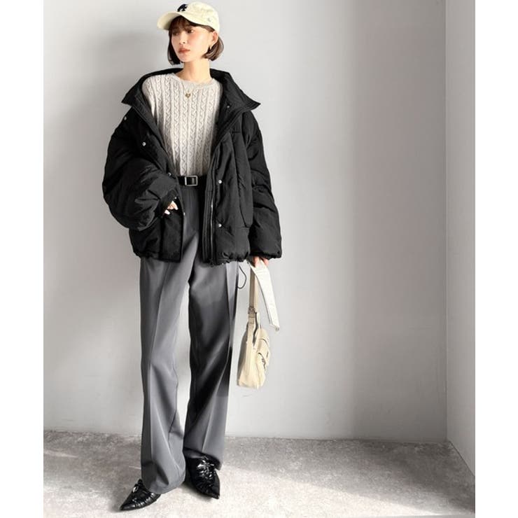 防寒もお洒落も叶える。スタンドカラーモンスターダウンジャケット（オーバーサイズ） | Classical Elf  | 詳細画像9 