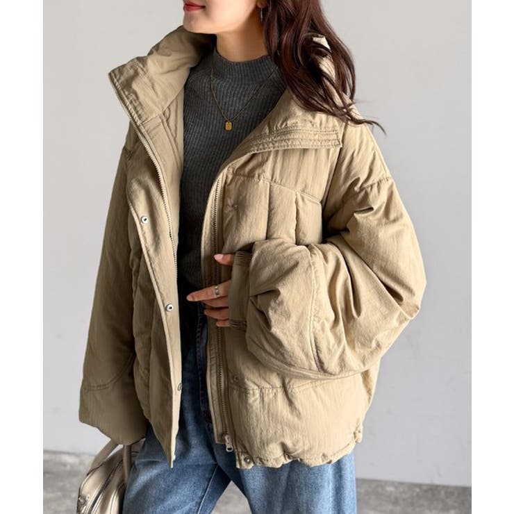 防寒もお洒落も叶える。スタンドカラーモンスターダウンジャケット（オーバーサイズ） | Classical Elf  | 詳細画像17 