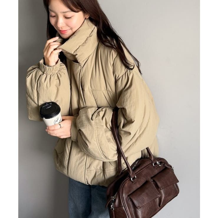 防寒もお洒落も叶える。スタンドカラーモンスターダウンジャケット（オーバーサイズ） | Classical Elf  | 詳細画像21 