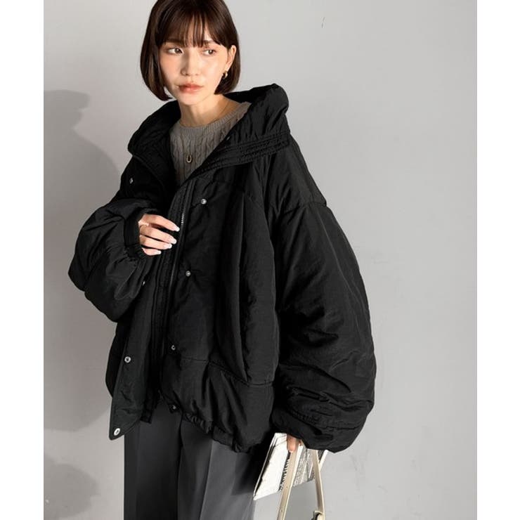 防寒もお洒落も叶える。スタンドカラーモンスターダウンジャケット（オーバーサイズ） | Classical Elf  | 詳細画像6 