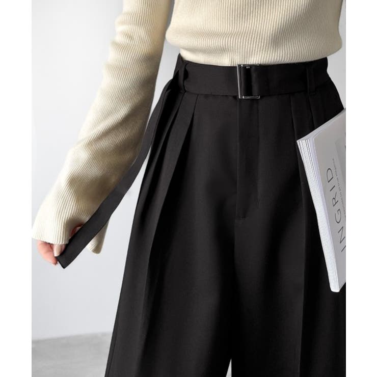 美脚も、こなれ感も！一本で叶う♪大人のワイドパンツ。ベルテッドワイドイージースラ… | Classical Elf  | 詳細画像27 